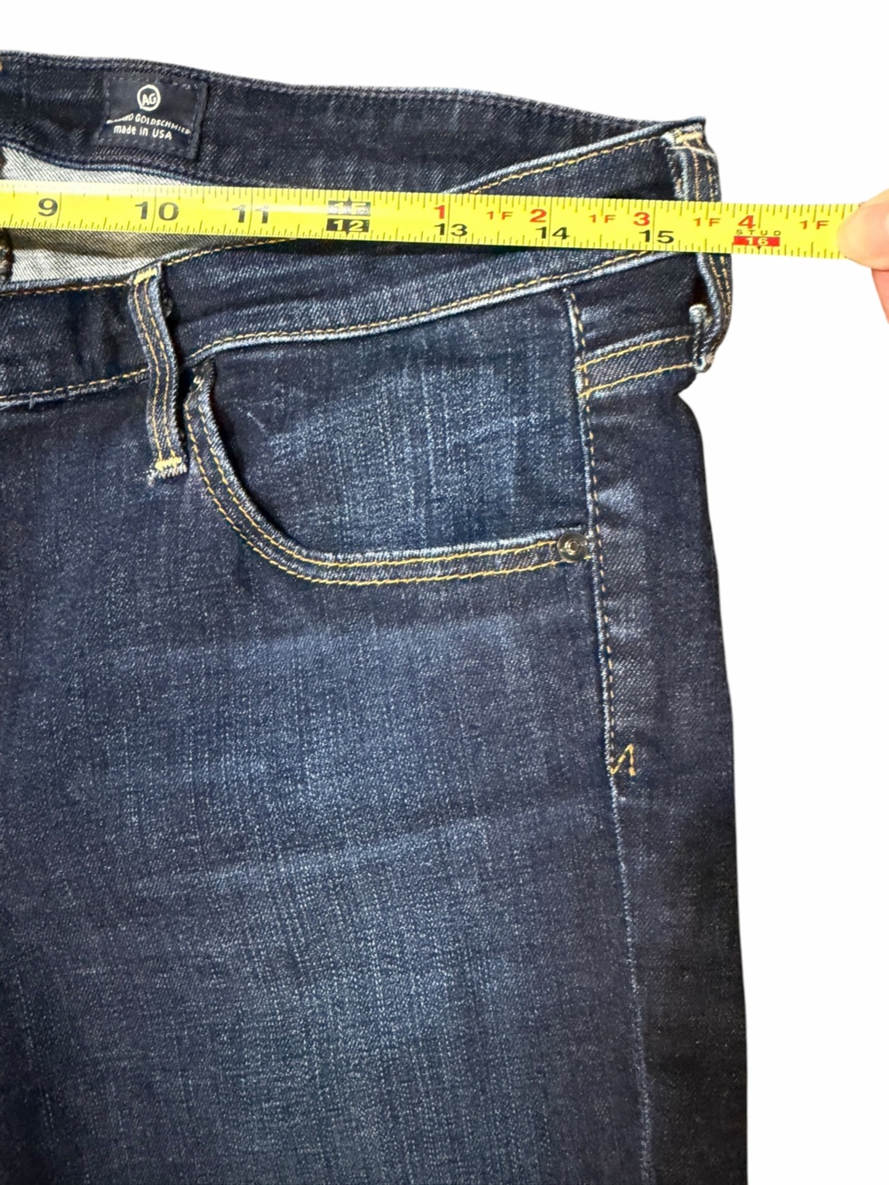 AG Adriano Goldschmied The Absolute Legging Skinny Jeans Women’s 32R Dark Wash - Picture 4 of 10